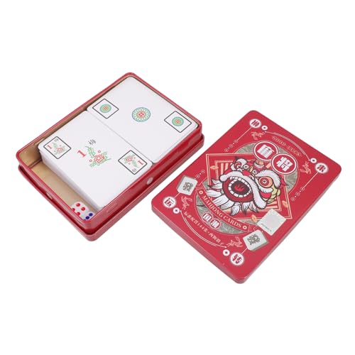 YARNOW 1 Satz Reise Mahjong Karten Mahjong Spielkarten für Unterhaltungsanlässe für Partys und Reisen Leicht und Langlebig mit Vollständigem Zubehör für Unvergessliche Spielmomente YARNOW 1 Satz Reise Mahjong Karten Mahjong Spielkarten für Unterhaltungsanlässe für Partys und Reisen Leicht und Langlebig mit Vollständigem Zubehör für Unvergessliche Spielmomente von YARNOW