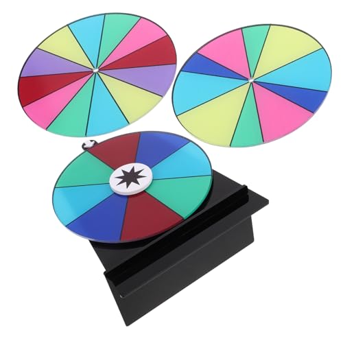 YARNOW 1 Satz -Roulette Mini-Spinnrad Hochzeitsspiel Spinnrad Mini- hängendes Spinnrad Rad Rennrad Rad drehendes -Spiel Acryl von YARNOW