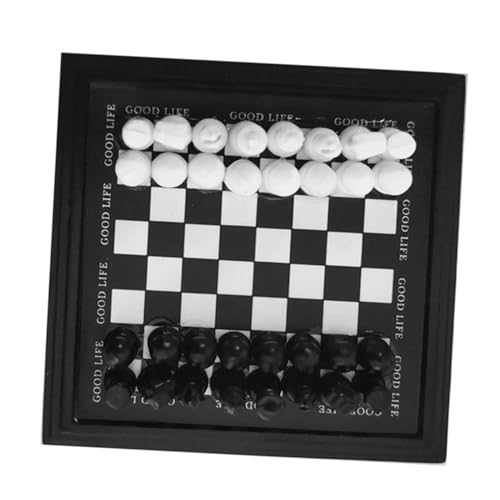 YARNOW 1 Satz Satz Miniatur-Schachbrettmodell Schachspiel Dame-Brettspiel für Mini-Schachbrett Magnet Schachbrett Legierung YARNOW 1 Satz Satz Miniatur-Schachbrettmodell Schachspiel Dame-Brettspiel für Mini-Schachbrett Magnet Schachbrett Legierung von YARNOW