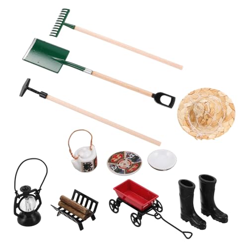 YARNOW 1 Satz Satz Puppenhaus-Küchenzubehör Realistische Puppenhausmöbel Mini-Zubehör Puppenhausbauzubehör kleine Puppenstubenmöbel Miniaturspielzeug für Puppenhaus Holz von YARNOW