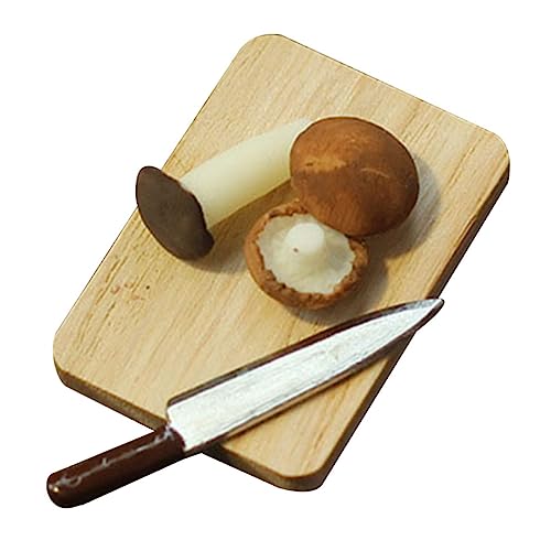 YARNOW 1 Satz Schneidebrett für Puppenhaus Teiliges Zubehör für Kreative Küchenszenen für Rollenspiele und Dekoration YARNOW 1 Satz Schneidebrett für Puppenhaus Teiliges Zubehör für Kreative Küchenszenen für Rollenspiele und Dekoration von YARNOW