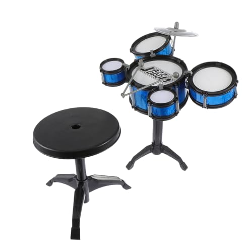 YARNOW 1 Satz Simulierte Jazztrommel Lustige Musikspielzeuge Musikalische Trommel Musikspielzeug Für Musikinstrumente Kinderschlagzeug Kleinkindtrommel Blau Metallbeschläge YARNOW 1 Satz Simulierte Jazztrommel Lustige Musikspielzeuge Musikalische Trommel Musikspielzeug Für Musikinstrumente Kinderschlagzeug Kleinkindtrommel Blau Metallbeschläge von YARNOW