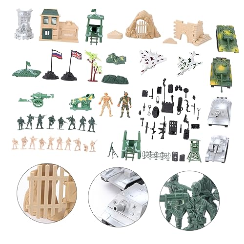 YARNOW 1 Satz Soldaten Modellset Teiliges DIY Militärspielzeug mit Simulation Soldatenfiguren für Interaktive Spiele und Eltern Aktivitäten Fördert Selbstvertrauen und Kommunikation YARNOW 1 Satz Soldaten Modellset Teiliges DIY Militärspielzeug mit Simulation Soldatenfiguren für Interaktive Spiele und Eltern Aktivitäten Fördert Selbstvertrauen und Kommunikation von YARNOW