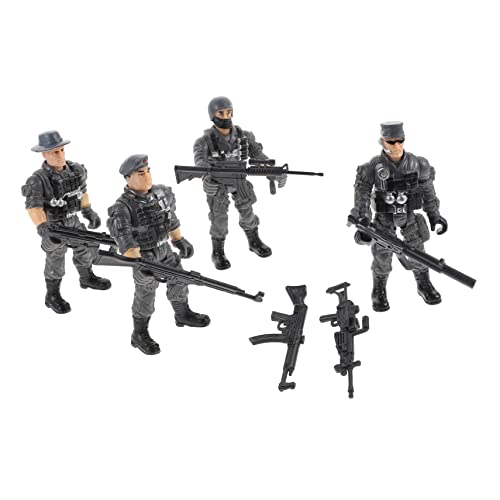 YARNOW 1 Satz Soldaten Spielset mit Flexiblen Figuren von Spezialkräfte Soldaten Hochwertige Kunststoffmodelle für Fördert Kreativität und Interaktion YARNOW 1 Satz Soldaten Spielset mit Flexiblen Figuren von Spezialkräfte Soldaten Hochwertige Kunststoffmodelle für Fördert Kreativität und Interaktion von YARNOW