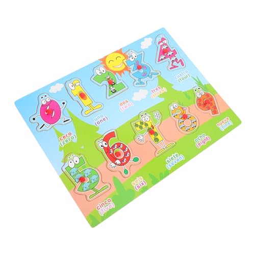 YARNOW 1 Satz Spanisches Matching Puzzle für Kleinkinder Holzspielzeug Logischem Hand Augen Koordination und Feinmotorik für Vorschule und Frühkindliche Bildung YARNOW 1 Satz Spanisches Matching Puzzle für Kleinkinder Holzspielzeug Logischem Hand Augen Koordination und Feinmotorik für Vorschule und Frühkindliche Bildung von YARNOW