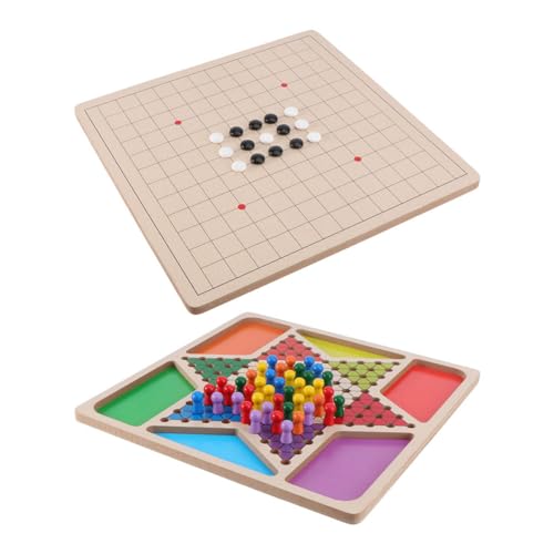YARNOW 1 Satz Spieleset für Schach und Gobang Brettspiel Sicheres und Leichtes für Harmonisches für Partys und Reisen Fördert Logisches und Wettbewerbssinn YARNOW 1 Satz Spieleset für Schach und Gobang Brettspiel Sicheres und Leichtes für Harmonisches für Partys und Reisen Fördert Logisches und Wettbewerbssinn von YARNOW