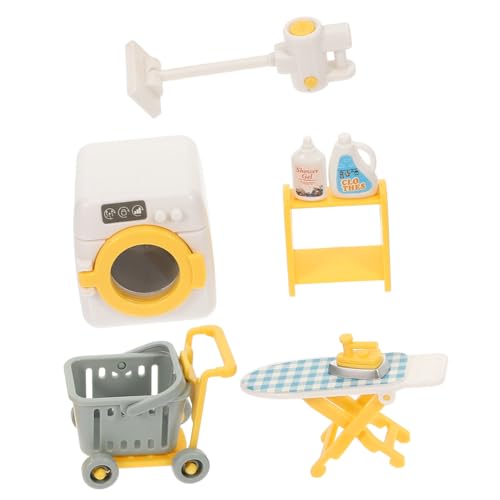 YARNOW 1 Satz Spielzeugset Waschmaschine winzig Gabby Miniatur für Mädchen Mini -Hausmöbel Mini -Waschmaschine exquisites Waschmaschinenspielzeug Mini-Simulationsmöbel Abs von YARNOW