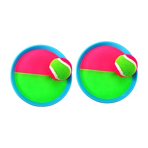 YARNOW 1 Satz Sticky Ball Wurf und Fangspiel mit Schlägern und Bällen für Outdoor Aktivitäten und Interaktives Spiel für Eltern YARNOW 1 Satz Sticky Ball Wurf und Fangspiel mit Schlägern und Bällen für Outdoor Aktivitäten und Interaktives Spiel für Eltern von YARNOW