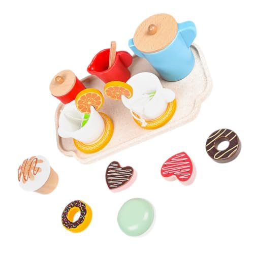 YARNOW 1 Satz Teeservice Spielzeugset aus Holz Teiliges für Rollenspiele und Tassen Fördert Kreativität und Soziale Fähigkeiten bei Kindern für Spielküchen und Nachmittagstee Szenarien YARNOW 1 Satz Teeservice Spielzeugset aus Holz Teiliges für Rollenspiele und Tassen Fördert Kreativität und Soziale Fähigkeiten bei Kindern für Spielküchen und Nachmittagstee Szenarien von YARNOW