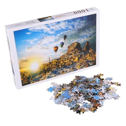 YARNOW 1 Satz Teile Heißluftballon Puzzles für Erwachsene Kreatives Papier Puzzle Lehrreich und Unterhaltsam für Hobbyisten und Freunde Hochwertige Verarbeitung und Präzise Schnitte YARNOW 1 Satz Teile Heißluftballon Puzzles für Erwachsene Kreatives Papier Puzzle Lehrreich und Unterhaltsam für Hobbyisten und Freunde Hochwertige Verarbeitung und Präzise Schnitte von YARNOW