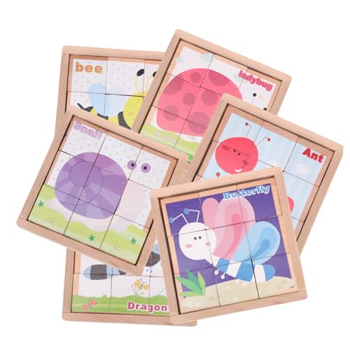 YARNOW 1 Satz Teilige Holzpuzzle für Pädagogisches Lernspielzeug Kreativität und Feinmotorik für Jungen und Jahren YARNOW 1 Satz Teilige Holzpuzzle für Pädagogisches Lernspielzeug Kreativität und Feinmotorik für Jungen und Jahren von YARNOW