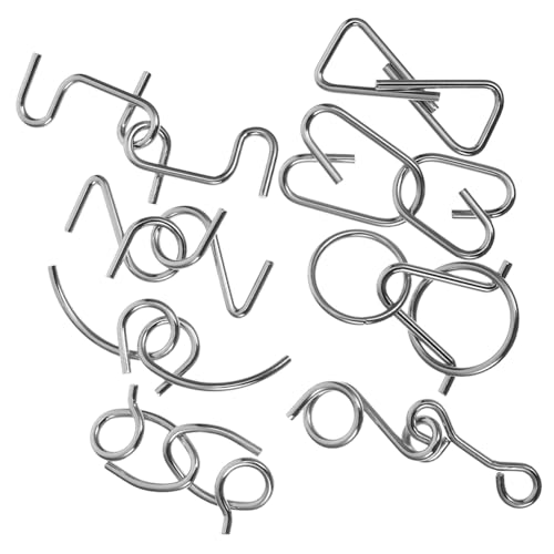 YARNOW 1 Satz Teilige Metall Puzzle Teaser Interlock Puzzles für Erwachsene Fördert und Geschicklichkeit Denkspiel für Altersgruppen Langlebig und Sicher von YARNOW