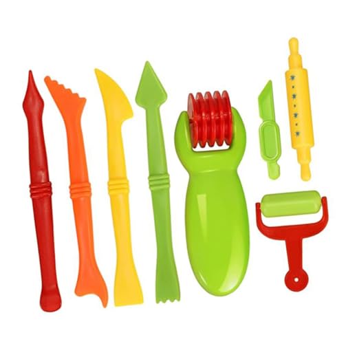 YARNOW 1 Satz Teiliges DIY Knete Werkzeugset für Bunte Modellierformen für Zuhause und Schule Fördert Kreativität und Spielspaß Zufällige Farbe von YARNOW