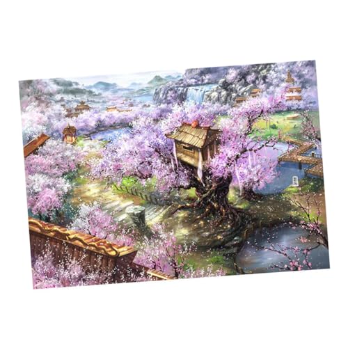 YARNOW 1 Satz Teiliges Holzpuzzle Kirschblüte Kreatives Jigsaw Puzzle Stressreduzierendes für Familie Freunde und Kollegen und Unterhaltsam für Zuhause YARNOW 1 Satz Teiliges Holzpuzzle Kirschblüte Kreatives Jigsaw Puzzle Stressreduzierendes für Familie Freunde und Kollegen und Unterhaltsam für Zuhause von YARNOW