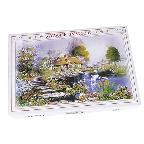 YARNOW 1 Satz Teiliges Papier Puzzle mit Wunderschönem Landschafts Kreatives und Lehrreiches Puzzle für Stundenlangen Spaß YARNOW 1 Satz Teiliges Papier Puzzle mit Wunderschönem Landschafts Kreatives und Lehrreiches Puzzle für Stundenlangen Spaß von YARNOW