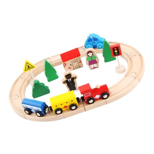 YARNOW 1 Satz Teiliges Set aus Buchenholz Verändertes Zugspielzeug mit Pädagogisches Puzzle für Fördert Eltern Junge Mädchen Kommunikation und Kreatives für Kleine YARNOW 1 Satz Teiliges Set aus Buchenholz Verändertes Zugspielzeug mit Pädagogisches Puzzle für Fördert Eltern Junge Mädchen Kommunikation und Kreatives für Kleine von YARNOW