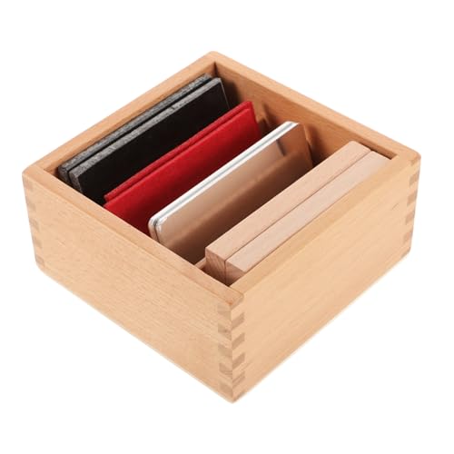 YARNOW 1 Satz Temperaturerfassungszylinder Kleinkindspielzeug Texturbrett Montessori-Temperaturtafel beschäftigtes Brett zusammengebautes Teil Farben Montessori hölzern YARNOW 1 Satz Temperaturerfassungszylinder Kleinkindspielzeug Texturbrett Montessori-Temperaturtafel beschäftigtes Brett zusammengebautes Teil Farben Montessori hölzern von YARNOW