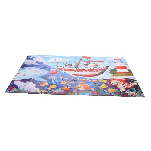 YARNOW 1 Satz Tierisches Lernpuzzle für Vorschulkinder Teiliges Papierpuzzle im Meeresthema Fördert Logisches Hand Augen Koordination und Kreative Fähigkeiten YARNOW 1 Satz Tierisches Lernpuzzle für Vorschulkinder Teiliges Papierpuzzle im Meeresthema Fördert Logisches Hand Augen Koordination und Kreative Fähigkeiten von YARNOW