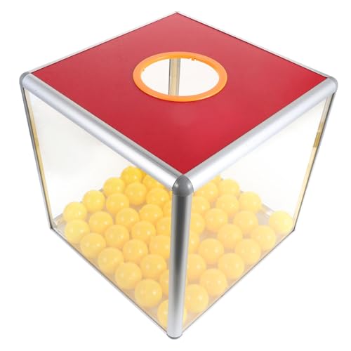 YARNOW 1 Satz Tombola-Preisbox Wahlurnen für Tombola Tombola-Ticketspender Tombola-Becher Gewinnspielboxen Spende Zubehör Tombola-Losboxen mit Schlitz Gewinnspielkäfig Aluminiumlegierung von YARNOW