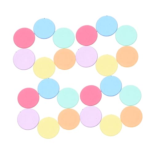 YARNOW 1 Satz Transparente Chips Spielsortierchips Markierungen Bingo Zählchips Und Plastikchip Zählermarken Zahlenchips Plastikzählchips Spiel Partytütenfüller Abs 100 Stück von YARNOW