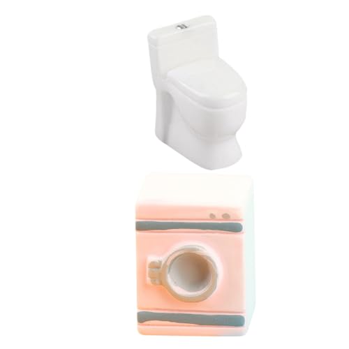 YARNOW 1 Satz Waschmaschine Toilettenmodell winzig realistisch Zubehör Bausatz klein Toilettendekorationen Mini-Waschmaschine Puppenhaus Toilette Miniaturmöbel Harz Weiß YARNOW 1 Satz Waschmaschine Toilettenmodell winzig realistisch Zubehör Bausatz klein Toilettendekorationen Mini-Waschmaschine Puppenhaus Toilette Miniaturmöbel Harz Weiß von YARNOW