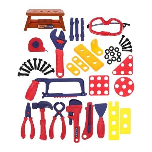 YARNOW 1 Satz Werkzeug Set Teiliges für Kleinkinder Lernspielzeug für Realistische Reparaturwerkzeuge für Jungen für Rollenspiele und Kreative Aktivitäten YARNOW 1 Satz Werkzeug Set Teiliges für Kleinkinder Lernspielzeug für Realistische Reparaturwerkzeuge für Jungen für Rollenspiele und Kreative Aktivitäten von YARNOW