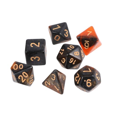 YARNOW 1 Satz Würfel gesetzt Brettspiele facettenreiche Würfel Digitale Würfel Zufällige Farbe von YARNOW