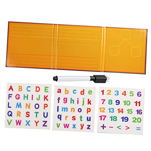 YARNOW Magnetisches Rätselbuch Für Junge Mädchen Mit Alphabet Und Zahlen-Puzzles Wiederverwendbares Puzzlebuch Mit DIY-Spielen Feinmotorik von YARNOW