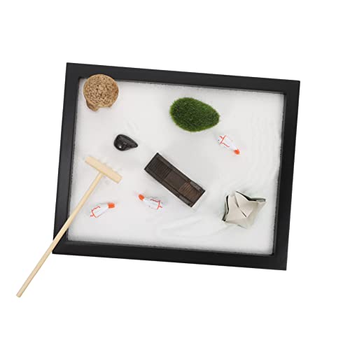 YARNOW 1 Satz Zen Sandbox Ornament aus Resin Dekorative Sandlandschaft für Meditation für Büro Schlafzimmer Yoga Kreative Tischdekoration YARNOW 1 Satz Zen Sandbox Ornament aus Resin Dekorative Sandlandschaft für Meditation für Büro Schlafzimmer Yoga Kreative Tischdekoration von YARNOW