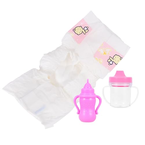 YARNOW 1 Satz Zubehör für Puppenspielzeug Puppenhaus Puppenmilchflaschen Puppenflasche Zubehör für Puppenwindeln Lernspielzeug für Kinderspielzeug Plastik YARNOW 1 Satz Zubehör für Puppenspielzeug Puppenhaus Puppenmilchflaschen Puppenflasche Zubehör für Puppenwindeln Lernspielzeug für Kinderspielzeug Plastik von YARNOW
