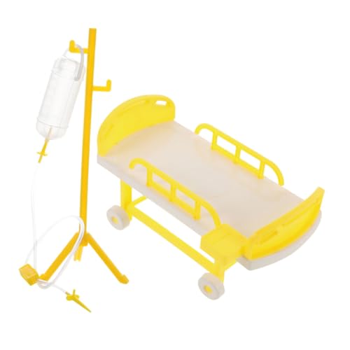 YARNOW 1 Satz medizinisches Bett Kind Arzt vorgeben simulieren medizinische Spielzeugsets Mädchen für Mädchen vor, Spiel zu Plastik Yellow von YARNOW