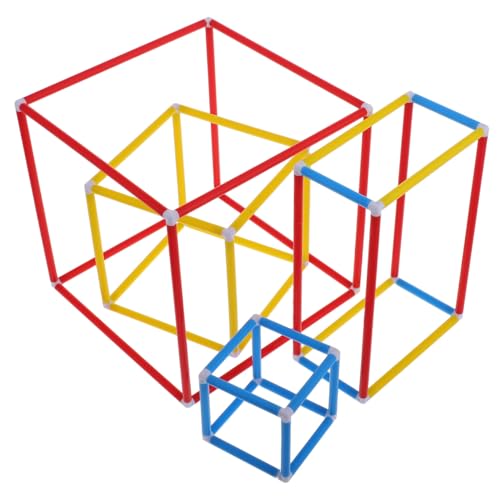 YARNOW 1 Satz solide Geometrie Gebäude Material zum Bauen von stielen Bauen Stammbauspielzeug für Geometrie, die verbindet YARNOW 1 Satz solide Geometrie Gebäude Material zum Bauen von stielen Bauen Stammbauspielzeug für Geometrie, die verbindet von YARNOW