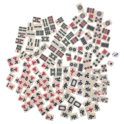 YARNOW 1 Schachtel Mini Mahjong Set Tragbar Handgerollt Traditionelles Chinesisches Spiel für Reisen und Kleine Räume Praktisches Kompakte Mahjong Spiel für Familie Party Urlaub YARNOW 1 Schachtel Mini Mahjong Set Tragbar Handgerollt Traditionelles Chinesisches Spiel für Reisen und Kleine Räume Praktisches Kompakte Mahjong Spiel für Familie Party Urlaub von YARNOW