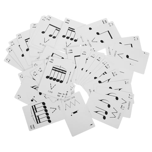 YARNOW 1 Schachtel Rhythmus-Poker-lesekarten Notation Student Rhythmus-Poker Für Rhythmus-kartenspiel Rhythmus-übungsgerät Stütze Musik-Rhythmus-Poker Lernen Papier von YARNOW