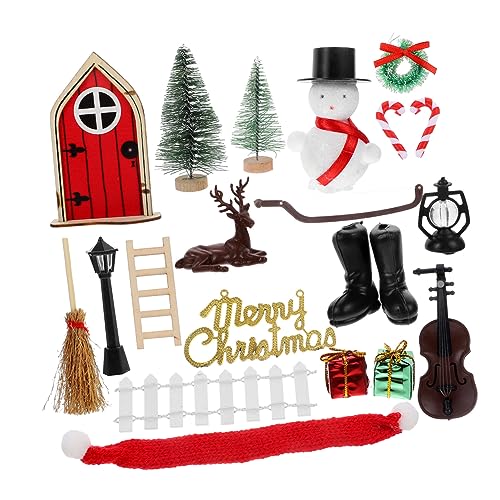 YARNOW 1 Set Elfen Puppenhaus Puppenhaus Weihnachtsschmuck Puppenhaus Miniatur Bausatz Weihnachts Miniaturfiguren Zubehör Puppenhäuser Dekorationen Weihnachtsdekor YARNOW 1 Set Elfen Puppenhaus Puppenhaus Weihnachtsschmuck Puppenhaus Miniatur Bausatz Weihnachts Miniaturfiguren Zubehör Puppenhäuser Dekorationen Weihnachtsdekor von YARNOW