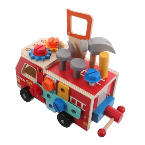 YARNOW 1 Set Holz-LKW-werkzeugset: Montessori-holzwerkzeugset Für Kinder, Pädagogisches Stem-konstruktionsspielzeug, Kleinkind-schraubenspielzeug Für Jungen Und Mädchen, Rollenspiele YARNOW 1 Set Holz-LKW-werkzeugset: Montessori-holzwerkzeugset Für Kinder, Pädagogisches Stem-konstruktionsspielzeug, Kleinkind-schraubenspielzeug Für Jungen Und Mädchen, Rollenspiele von YARNOW