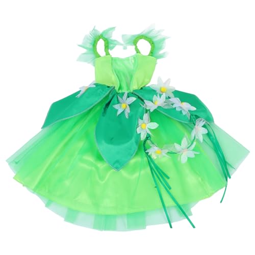 YARNOW 1 Set Kid Performance Outfit Girls Fairy Kostüm Holiday Party Outfit Tutu Rock Für Mädchen Urlaubsfeier Rock Kinder Süßes Feenkostüm von YARNOW