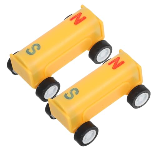 YARNOW 1 Set Magnetisches Autospielzeug Für Kinder, Wissenschaftliches Experimentierfahrzeug Für Die Früherziehung, Stammlernset Für Kleinkinder, Pädagogisches Magnetauto von YARNOW