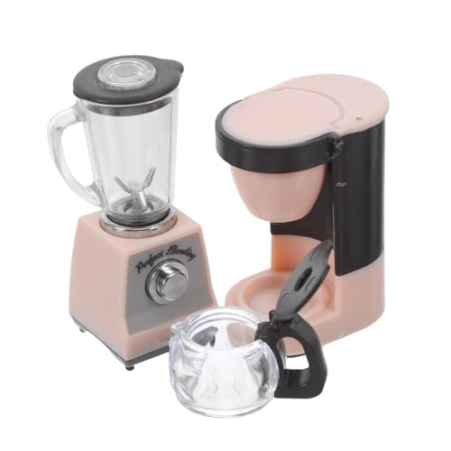YARNOW 1 Set Miniatur-küchengeräte: 1:12 Puppenhaus-kaffeemaschinen Und Mixer-Spielzeug – Realistisches Spielküchen-zubehör Für Puppenhaus-sammlerstücke Und -dekore YARNOW 1 Set Miniatur-küchengeräte: 1:12 Puppenhaus-kaffeemaschinen Und Mixer-Spielzeug – Realistisches Spielküchen-zubehör Für Puppenhaus-sammlerstücke Und -dekore von YARNOW