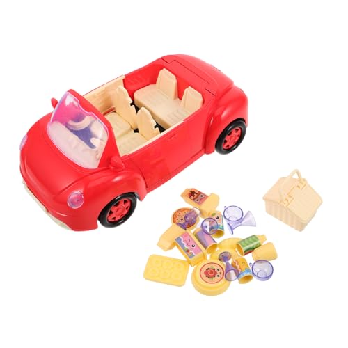 YARNOW 1 Set Open Car Picknickspielzeug Mit Miniatur -tischgeschirr Und Simulation Picknick Rollenspiel Spielzeug Kinder Picknickspielzeug von YARNOW