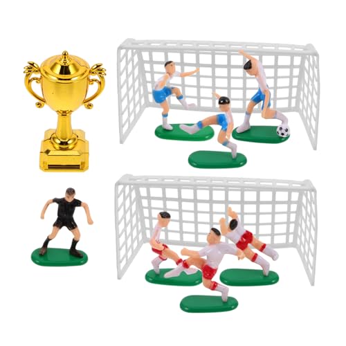 YARNOW 1 Set Puppenhaus Miniatur-trophäenmodell Winzige Kunststoff-fußballspieler Miniatur-trophäe Fußball-Themen-kuchendekoration Mini- Kunststoff-fußballspieler Ziegennetz YARNOW 1 Set Puppenhaus Miniatur-trophäenmodell Winzige Kunststoff-fußballspieler Miniatur-trophäe Fußball-Themen-kuchendekoration Mini- Kunststoff-fußballspieler Ziegennetz von YARNOW
