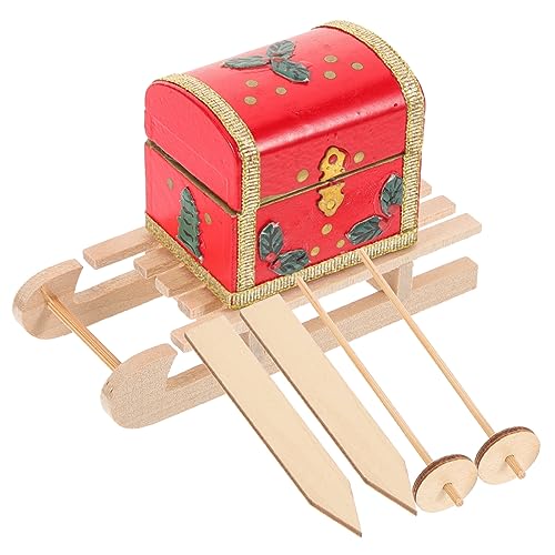 YARNOW 1 Set Simulierte Weihnachtsdekoration Zubehör Puppenhaus Dorf Mini Kleine Häuser Simuliert Schlitten Ornamente Dekorationen Hängende Wohnkultur Möbel Kleine Figuren Aus Holz YARNOW 1 Set Simulierte Weihnachtsdekoration Zubehör Puppenhaus Dorf Mini Kleine Häuser Simuliert Schlitten Ornamente Dekorationen Hängende Wohnkultur Möbel Kleine Figuren Aus Holz von YARNOW