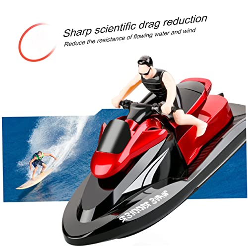 YARNOW 1 Stück Boot für Wasserdichtes Ferngesteuertes Boot Minuten Fahrzeit mit Leistungsstarkem Dualmotor und Vollversiegeltem Design von YARNOW