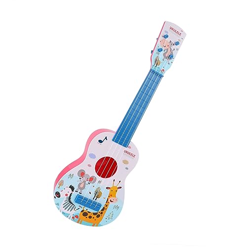 YARNOW 1 Stück Cartoon Animal Pattern Ukulele für Pädagogisches Musikinstrument Saiten Gitarre für Jungen und Zufällige Farben Zufällige Farbe von YARNOW