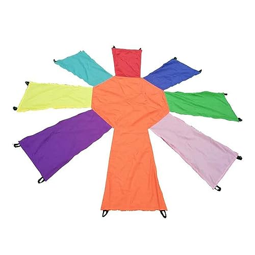 YARNOW 1 Stück Eckige Regenbogen Wurfspiel für Lernspielzeug Koordination und Körperlichen Fitness für Drinnen und Draußen für Gruppenspiele von YARNOW