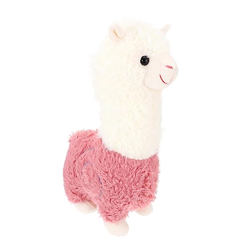 YARNOW 1 Stück Fluffy Alpaca Plüschspielzeug Niedliches Lama Kuscheltier für für Geburtstage und Dekoration im Wohnzimmer Schlafzimmer und Mehr von YARNOW