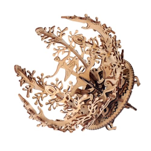 YARNOW 1 Stück Kreatives Holzpuzzle Blumenmotiv für und Teenager durch Dreidimensionales Design Bastelset Kreativität und Konzentration aus Hochwertigem Balsaholz Perfektes für Puzzle von YARNOW