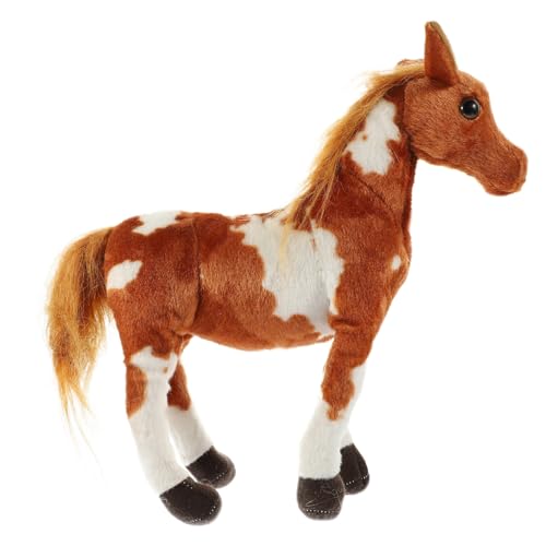 YARNOW 1 Stück Kuscheltier Pferd Süßes Plüschspielzeug für Realistische Pferde Doll zur Geburtstagsfeier Dekoration YARNOW 1 Stück Kuscheltier Pferd Süßes Plüschspielzeug für Realistische Pferde Doll zur Geburtstagsfeier Dekoration von YARNOW