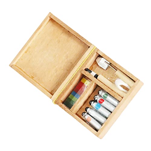 YARNOW 1 Stück Packung Mini Pigment Box Mini-Tischdekoration DIY -Modell Mini-Dekoration Holz YARNOW 1 Stück Packung Mini Pigment Box Mini-Tischdekoration DIY -Modell Mini-Dekoration Holz von YARNOW