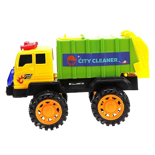 YARNOW Kinder Sanitärauto Spielzeug Müllwagen mit Rückziehfunktion für Kleinkinder Sicheres Material Umweltbewusstes Spielen von YARNOW